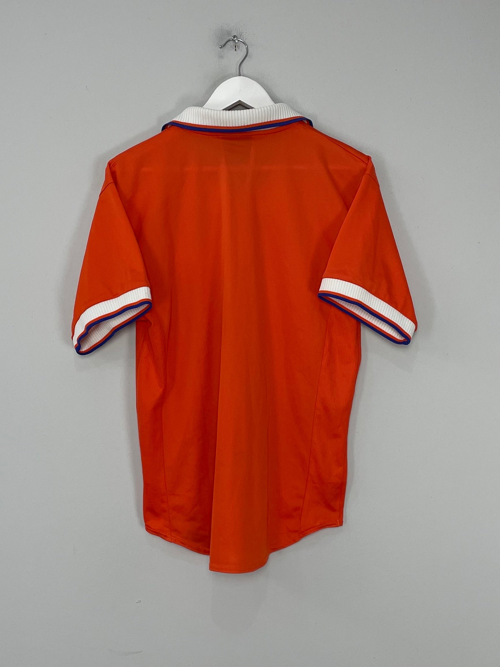 Shop 1997/98 NETHERLANDS HOME SHIRT (M) NIKE, classic football shirts, vintage football shirts & retro soccer jerseys at Cult Kits