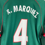 Shop 2002/03 MEXICO R.MARQUEZ #4 HOME SHIRT (M) ATLETICA, classic football shirts, vintage football shirts & retro soccer jerseys at Cult Kits