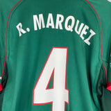 Shop 2002/03 MEXICO R.MARQUEZ #4 HOME SHIRT (M) ATLETICA, classic football shirts, vintage football shirts & retro soccer jerseys at Cult Kits