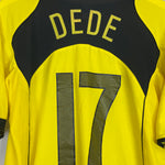Shop 2004/05 DORTMUND DEDE #17 HOME SHIRT (L) NIKE, classic football shirts, vintage football shirts & retro soccer jerseys at Cult Kits