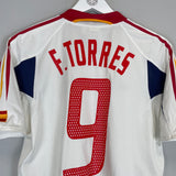 Shop 2004/06 SPAIN TORRES #9 AWAY SHIRT (S) ADIDAS, classic football shirts, vintage football shirts & retro soccer jerseys at Cult Kits