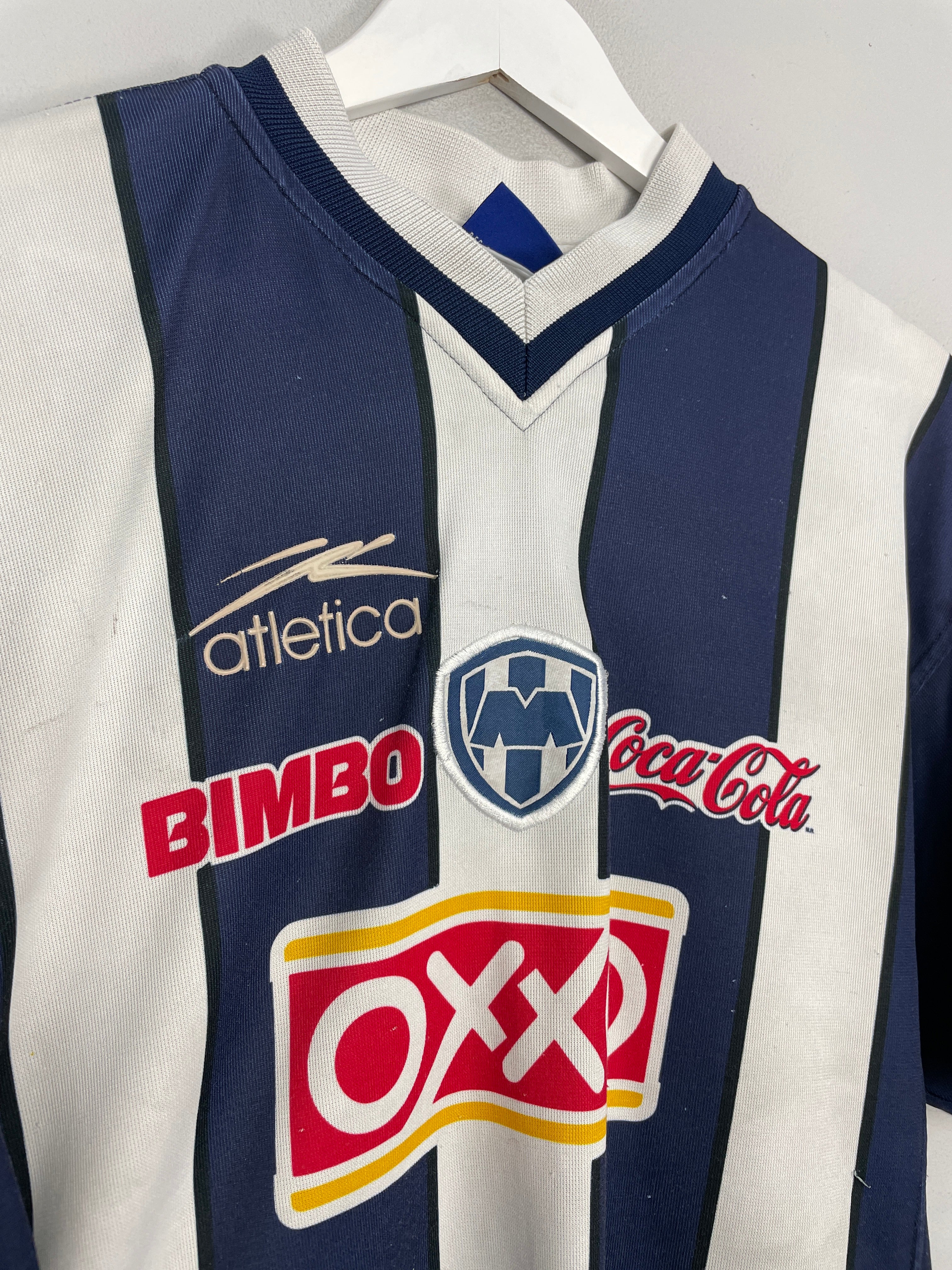 Shop 2000/01 MONTERREY HOME SHIRT (XL) ATLETICA, classic football shirts, vintage football shirts & retro soccer jerseys at Cult Kits