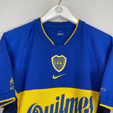 2001/02 BOCA JUNIORS INTERCONTINENTAL CUP HOME SHIRT (M) NIKE