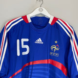 2007/08 FRANCE THURAM #15 HOME SHIRT (L) ADIDAS