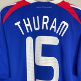 2007/08 FRANCE THURAM #15 HOME SHIRT (L) ADIDAS
