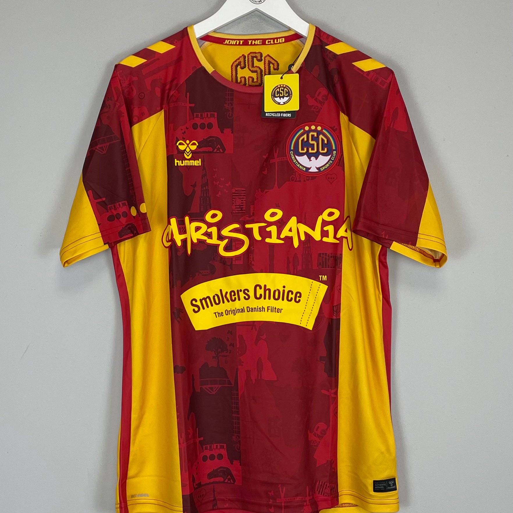 Shop 2024/25 CHRISTIANIA *BNWT* HOME SHIRT (L) HUMMEL, classic football shirts, vintage football shirts & retro soccer jerseys at Cult Kits