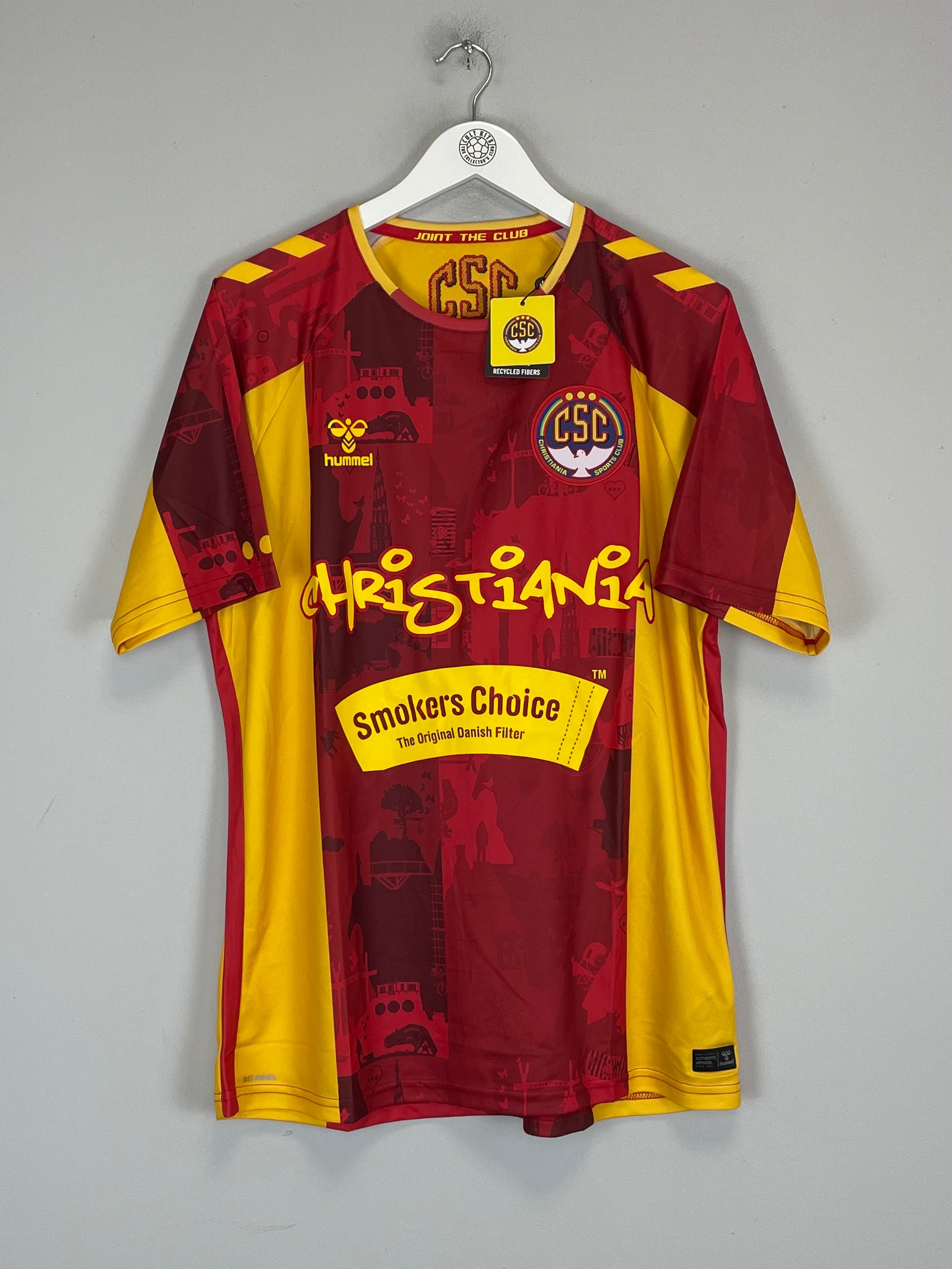 Shop 2024/25 CHRISTIANIA *BNWT* HOME SHIRT (L) HUMMEL, classic football shirts, vintage football shirts & retro soccer jerseys at Cult Kits