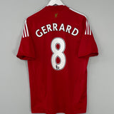Shop 2008/10 LIVERPOOL GERRARD #8 HOME SHIRT (M) ADIDAS, classic football shirts, vintage football shirts & retro soccer jerseys at Cult Kits