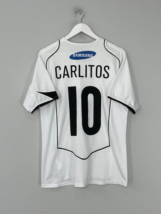 2005/06 CORINTHIANS CARLITOS #10 HOME SHIRT (M) NIKE