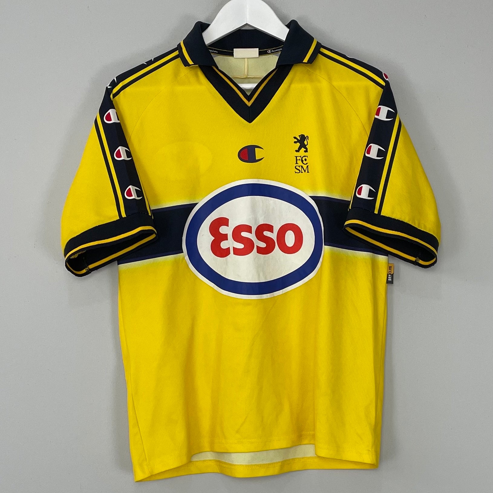 Shop 2002/03 SOCHAUX MONSOREAU #5 HOME SHIRT (S) CHAMPION, classic football shirts, vintage football shirts & retro soccer jerseys at Cult Kits