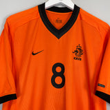 Shop 2000/02 NETHERLANDS DAVIDS #8 HOME SHIRT (L) NIKE, classic football shirts, vintage football shirts & retro soccer jerseys at Cult Kits