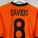 Shop 2000/02 NETHERLANDS DAVIDS #8 HOME SHIRT (L) NIKE, classic football shirts, vintage football shirts & retro soccer jerseys at Cult Kits