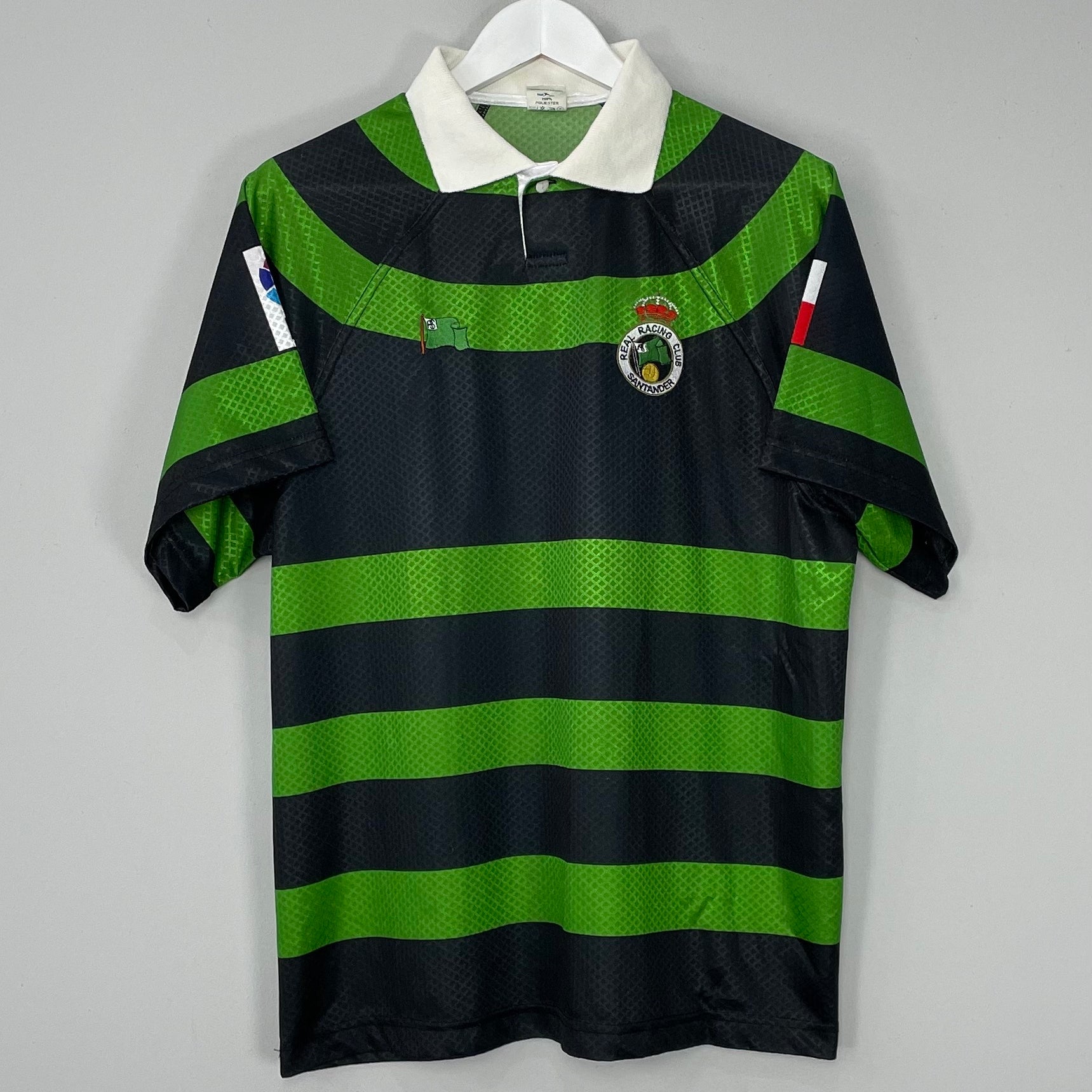 Shop 1998/99 RACING SANTANDER AWAY SHIRT (L) OM, classic football shirts, vintage football shirts & retro soccer jerseys at Cult Kits