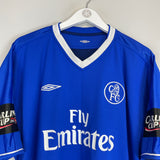 2003/05 CHELSEA LAMPARD #8 HOME SHIRT (XXL) UMBRO