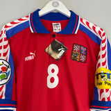 1996 CZECH REPUBLIC POBORSKY #8 *BNWT* HOME SHIRT (L) PUMA