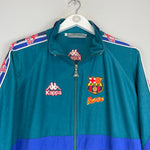 Shop 1995/97 BARCELONA TRACK JACKET (XXL) KAPPA, classic football shirts, vintage football shirts & retro soccer jerseys at Cult Kits