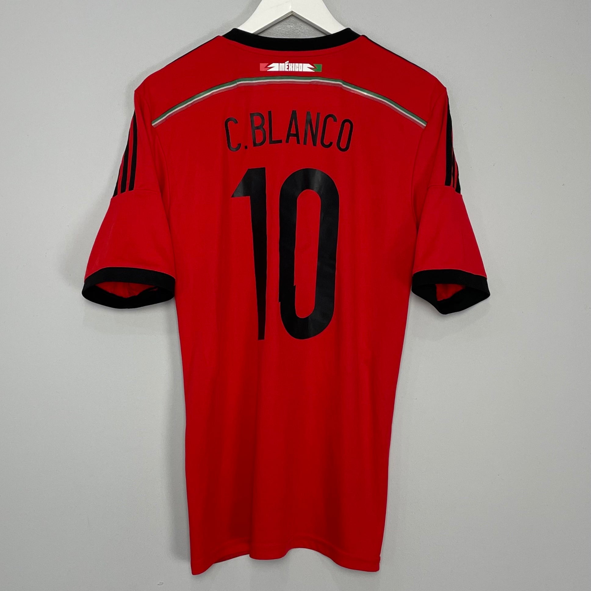 Shop 2014/15 MEXICO C.BLANCO #10 AWAY SHIRT (M) ADIDAS, classic football shirts, vintage football shirts & retro soccer jerseys at Cult Kits