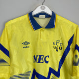 1990/92 EVERTON AWAY SHIRT (L) UMBRO