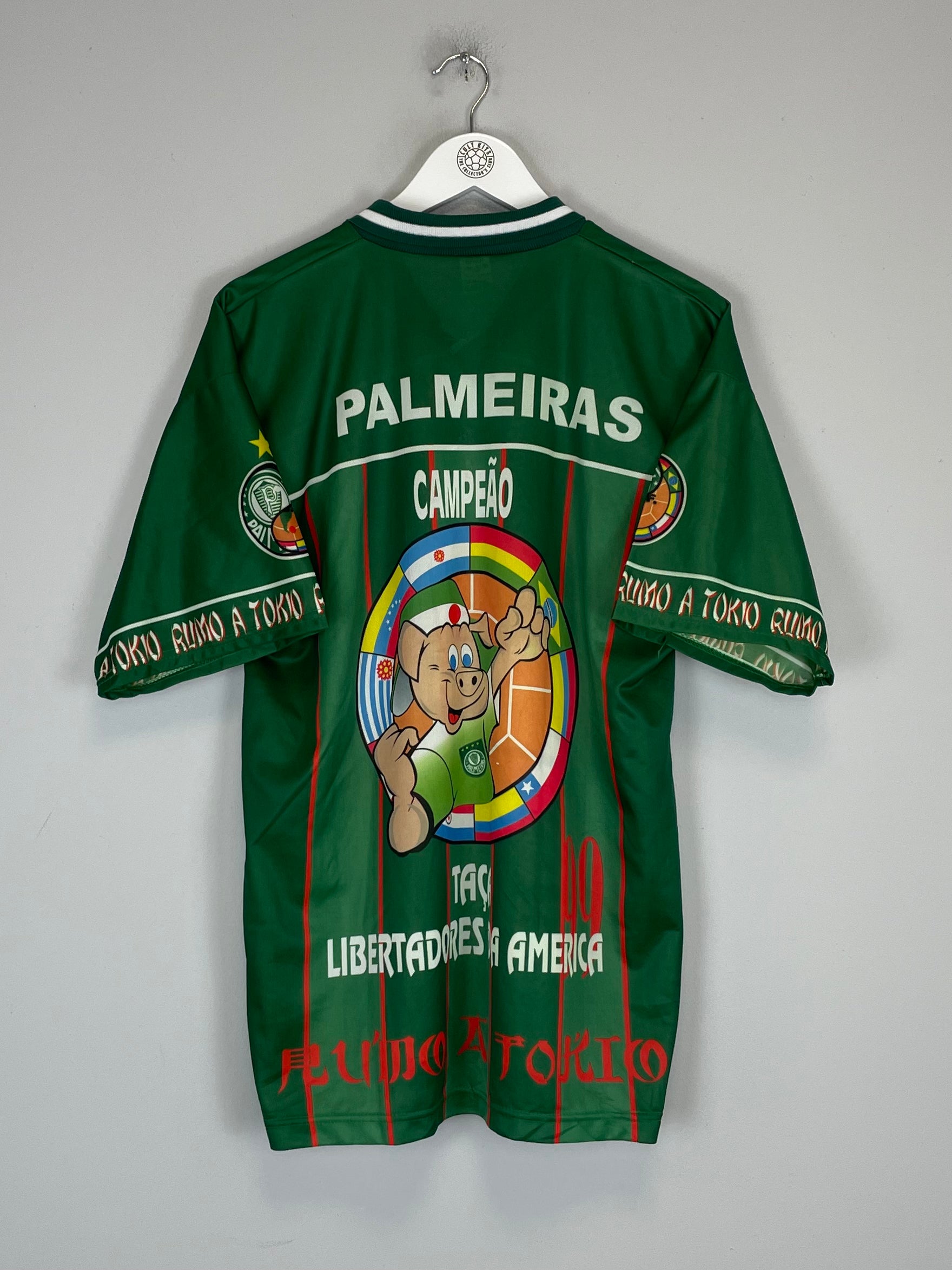 1999 PALMEIRAS COPA LIBERTADORES + INTERCONTINENTAL CUP FAN SHIRT 1999 PALMEIRAS COPA LIBERTADORES + INTERCONTINENTAL CUP FAN SHIRT