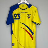 2006/07 ECUADOR BENITEZ #23 HOME SHIRT (M) MARATHON