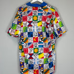 Shop 1990'S J LEAGUE BUTTON DOWN SHIRT (XL) OM, classic football shirts, vintage football shirts & retro soccer jerseys at Cult Kits