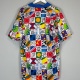 Shop 1990'S J LEAGUE BUTTON DOWN SHIRT (XL) OM, classic football shirts, vintage football shirts & retro soccer jerseys at Cult Kits