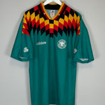 Shop 1994/96 GERMANY AWAY SHIRT (L) ADIDAS, classic football shirts, vintage football shirts & retro soccer jerseys at Cult Kits