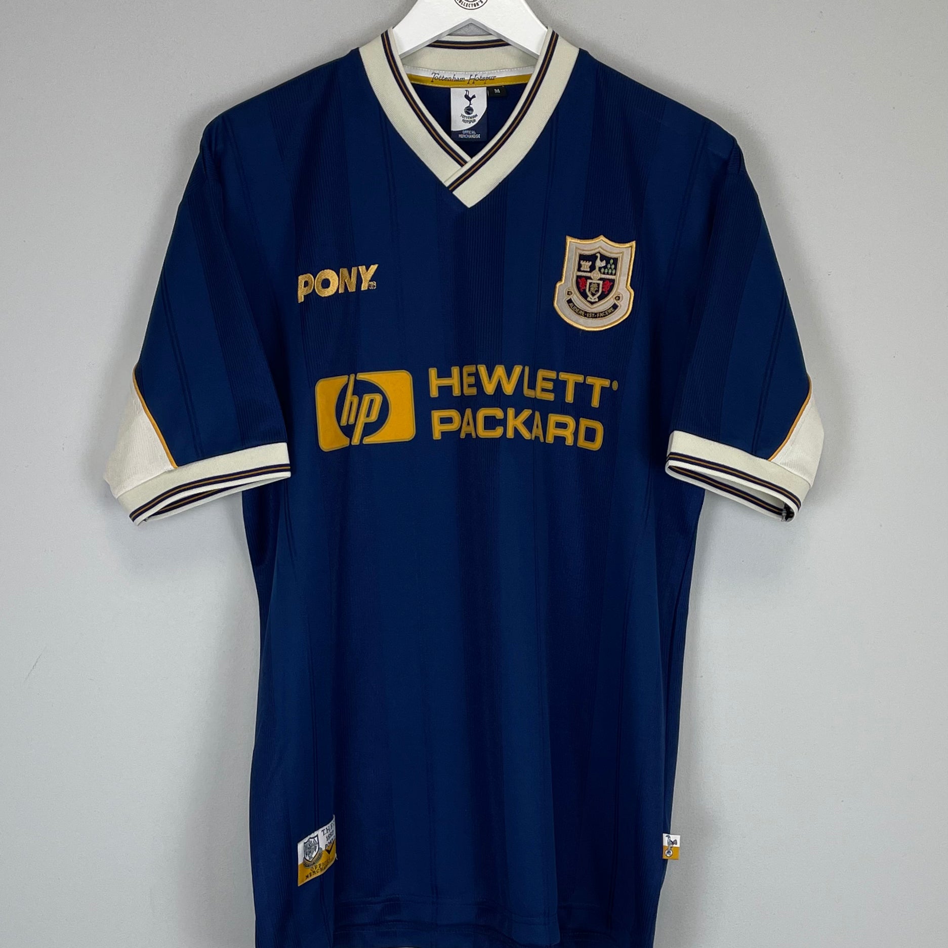 Shop 1997/98 TOTTENHAM *REISSUE* AWAY SHIRT (M) PONY, classic football shirts, vintage football shirts & retro soccer jerseys at Cult Kits