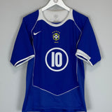 Buy 2004/06 BRAZIL RONALDINHO 10 AWAY SHIRT (M) NIKE ~ Free worldwide shipping available ~ Authentic Vintage Football Shirts from Cult Kits