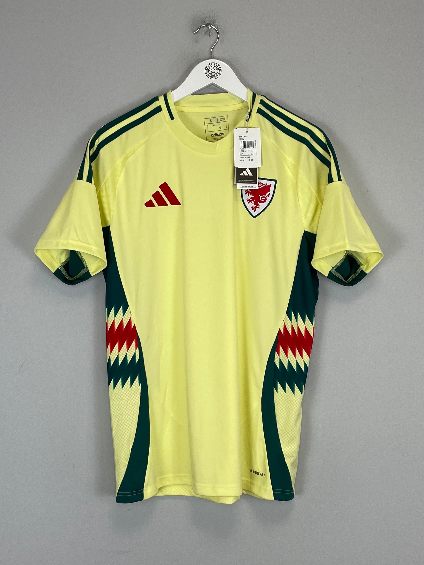 Shop 2024/25 WALES *BNWT* AWAY SHIRT (L) ADIDAS, classic football shirts, vintage football shirts & retro soccer jerseys at Cult Kits