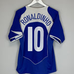 Buy 2004/06 BRAZIL RONALDINHO 10 AWAY SHIRT (M) NIKE ~ Free worldwide shipping available ~ Authentic Vintage Football Shirts from Cult Kits