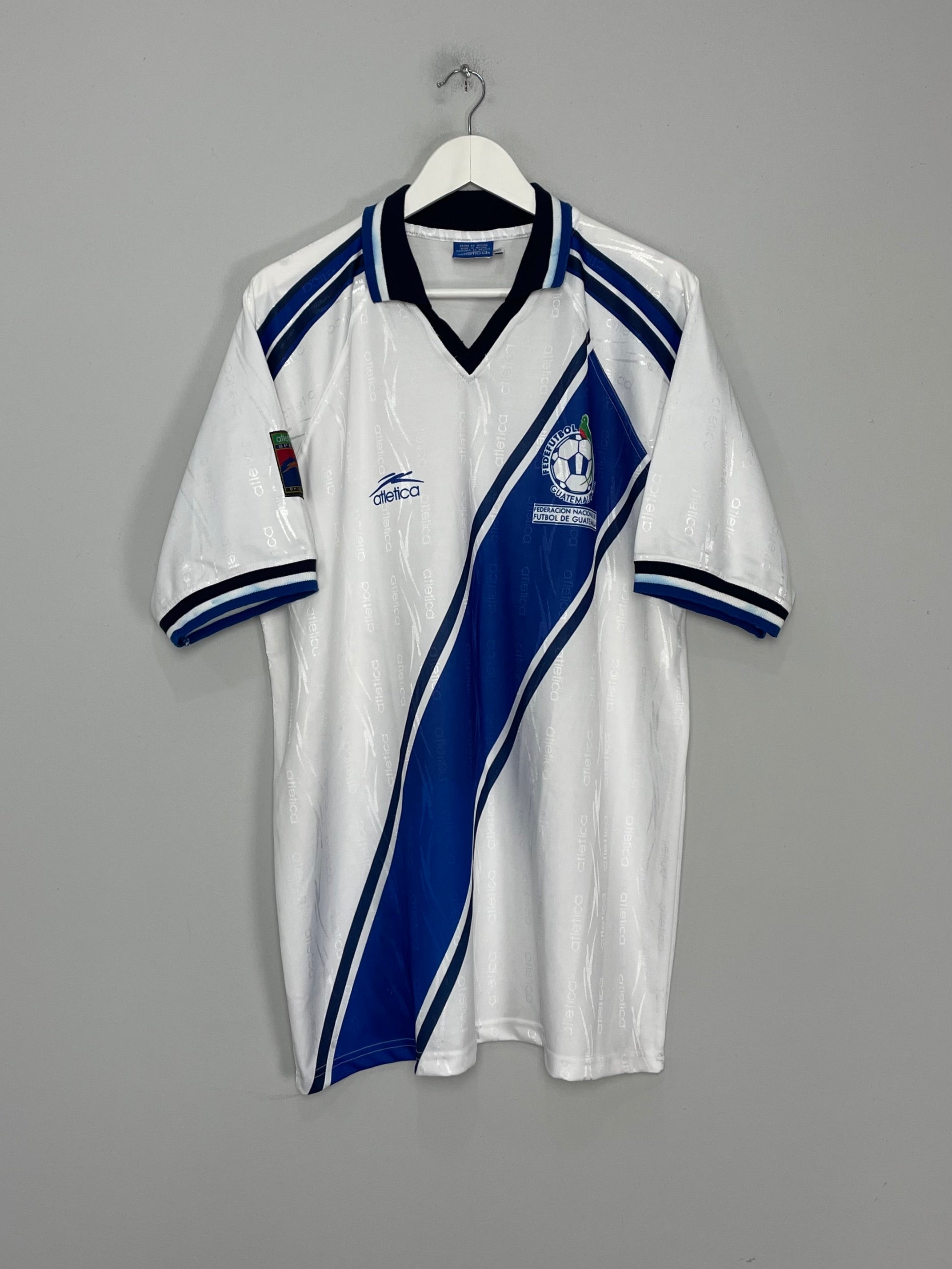 Shop 1999/01 GUATEMALA HOME SHIRT (L) ATLETICA, classic football shirts, vintage football shirts & retro soccer jerseys at Cult Kits