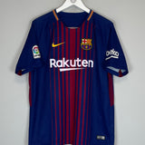 2017/18 BARCELONA MESSI #10 HOME SHIRT (L) NIKE