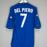 2002 ITALY DEL PIERO #7 HOME SHIRT (XL) KAPPA