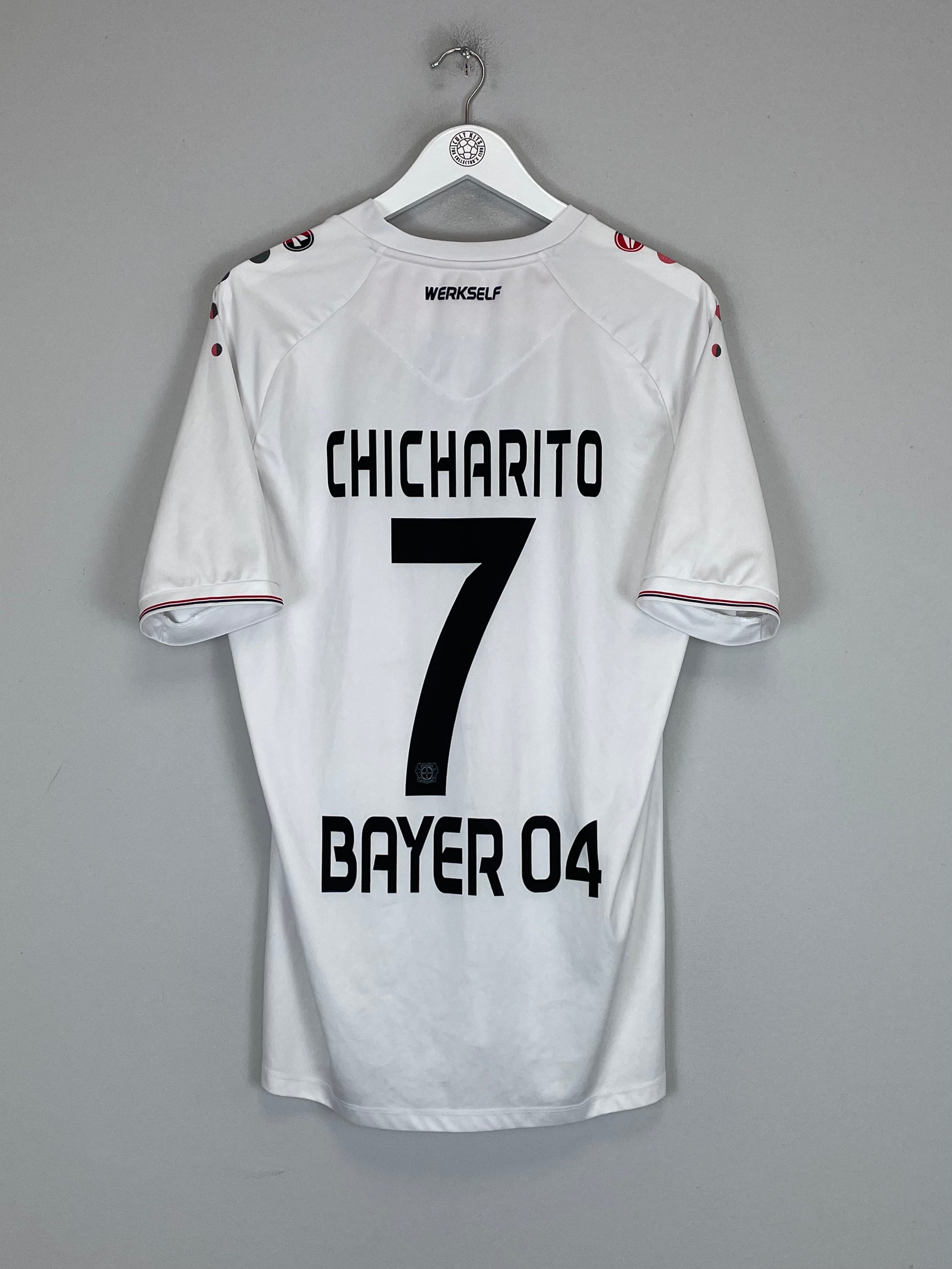 Shop 2016/17 BAYER LEVERKUSEN CHICHARITO #7 THIRD SHIRT (L) JAKO, classic football shirts, vintage football shirts & retro soccer jerseys at Cult Kits