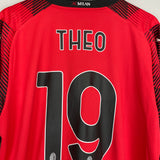 2023/24 AC MILAN THEO #19 L/S HOME SHIRT (XL) PUMA