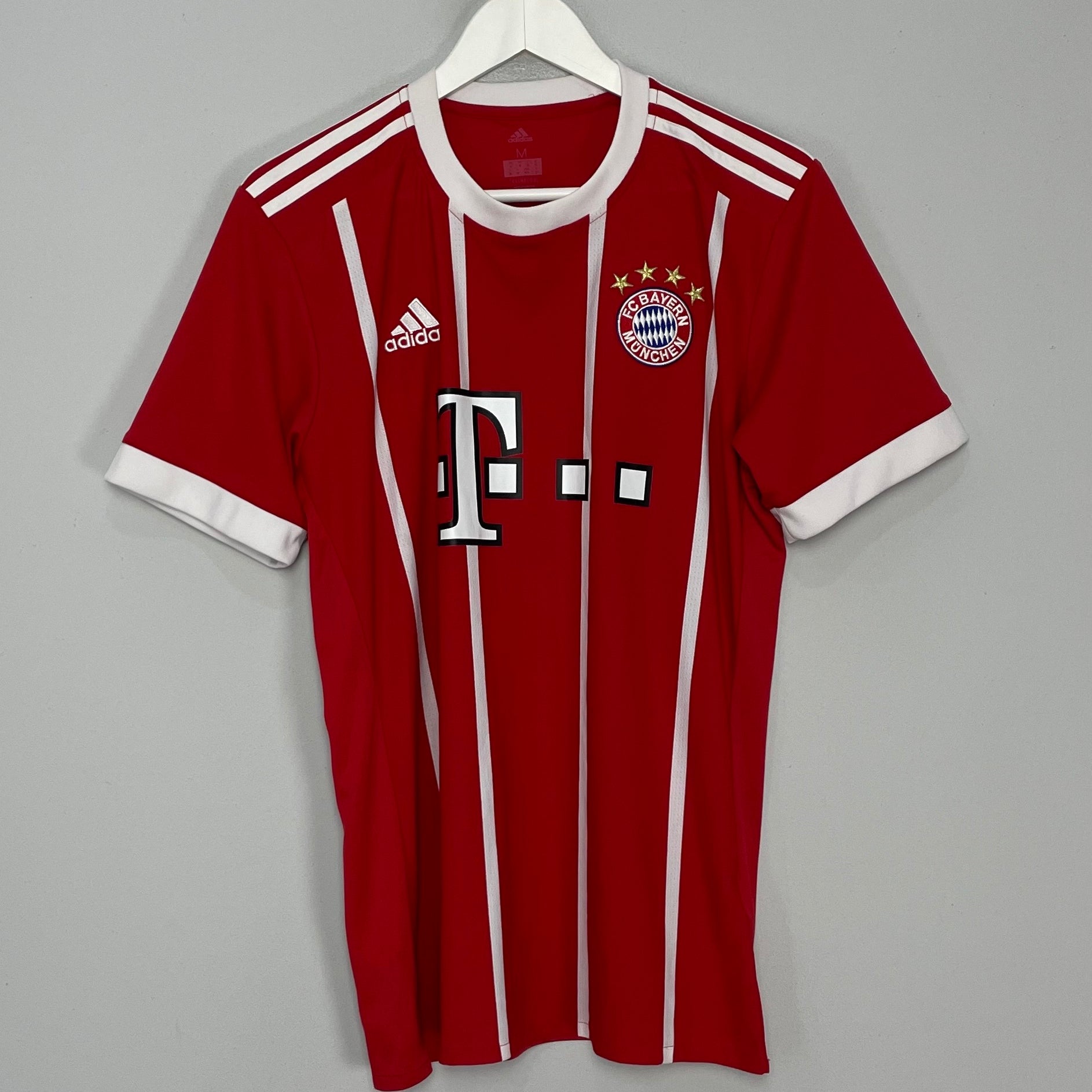 Shop 2017/18 BAYERN MUNICH HOME SHIRT (M) ADIDAS, classic football shirts, vintage football shirts & retro soccer jerseys at Cult Kits