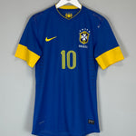 Buy 2012/13 BRAZIL RONALDINHO 10 *AUTHENTIC* AWAY SHIRT (M) NIKE ~ Free worldwide shipping available ~ Authentic Vintage Football Shirts from Cult Kits