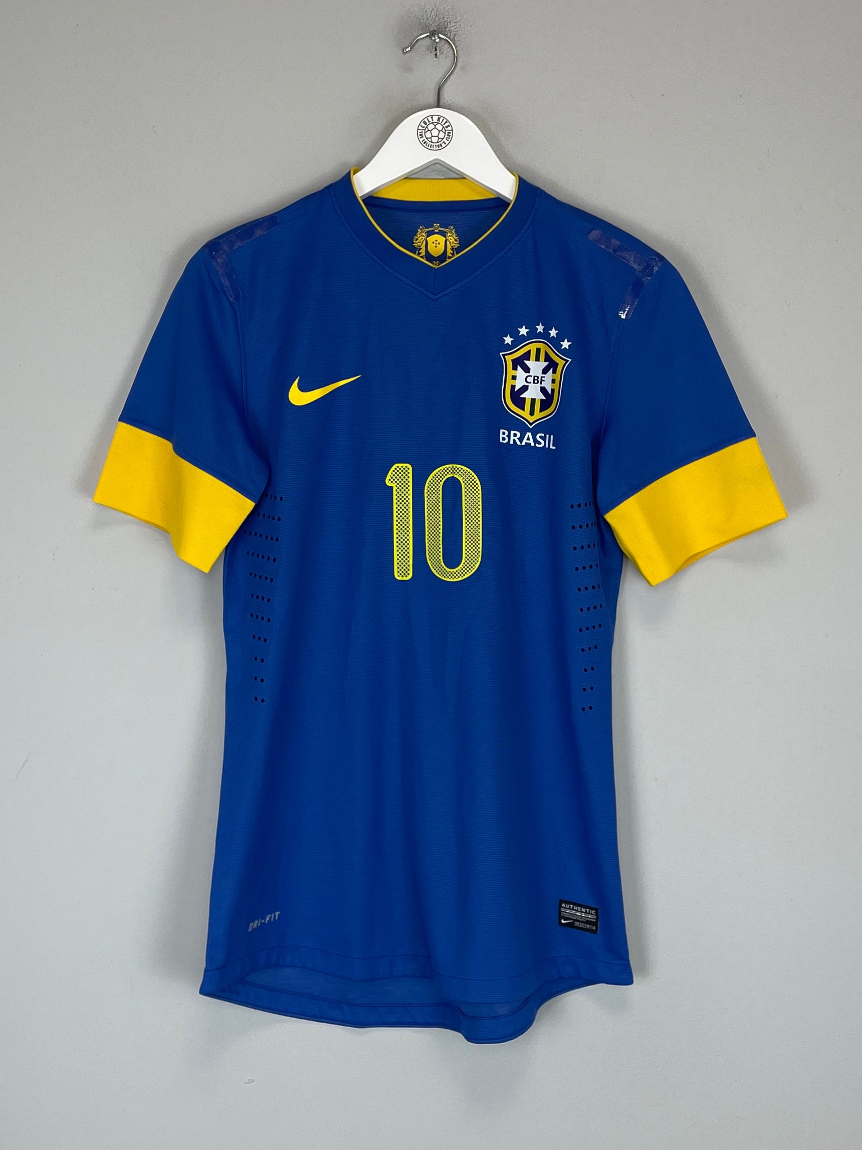 Buy 2012/13 BRAZIL RONALDINHO 10 *AUTHENTIC* AWAY SHIRT (M) NIKE ~ Free worldwide shipping available ~ Authentic Vintage Football Shirts from Cult Kits