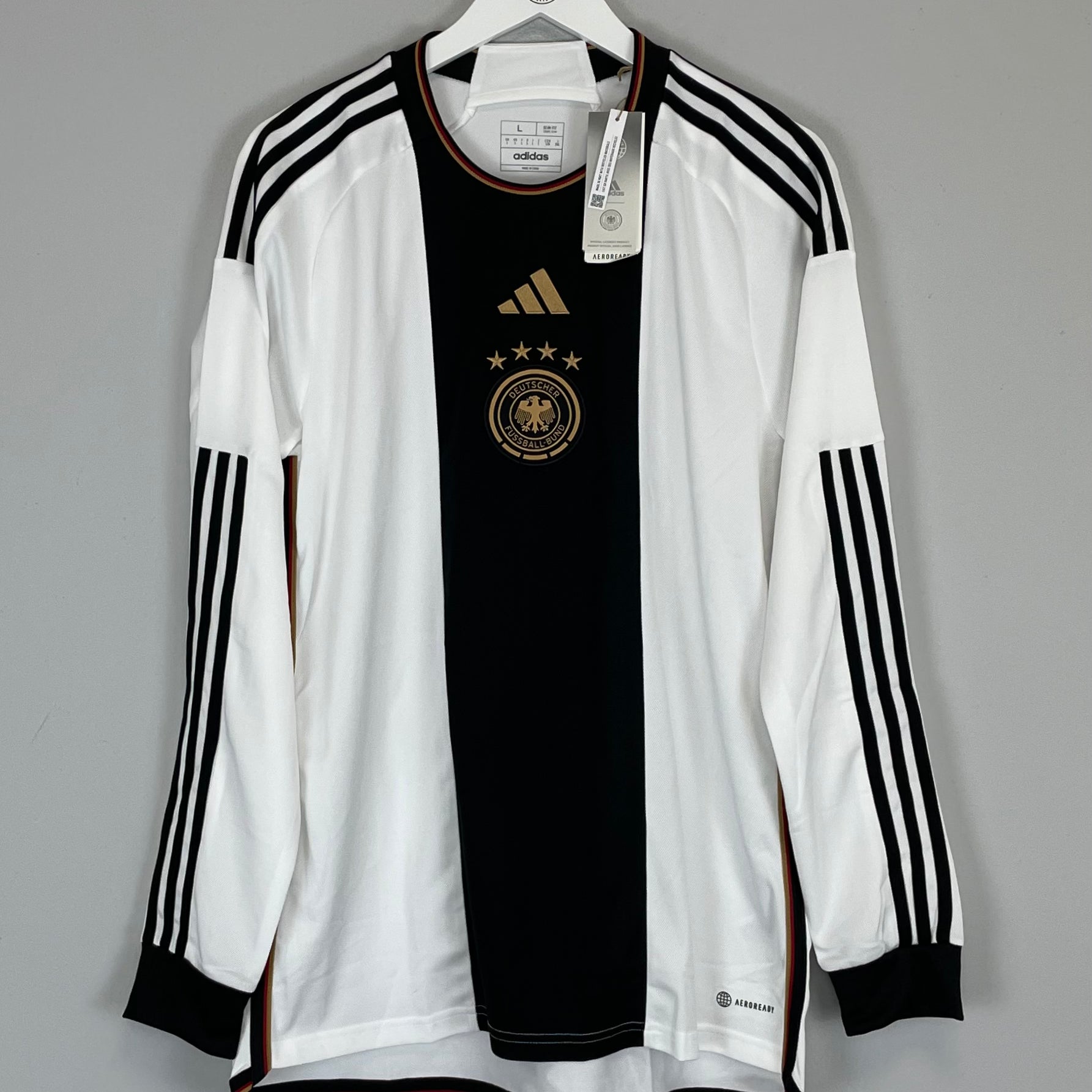 Shop 2022/23 GERMANY *BNWT* HOME SHIRT (L) ADIDAS, classic football shirts, vintage football shirts & retro soccer jerseys at Cult Kits