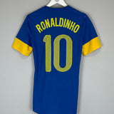 Buy 2012/13 BRAZIL RONALDINHO 10 *AUTHENTIC* AWAY SHIRT (M) NIKE ~ Free worldwide shipping available ~ Authentic Vintage Football Shirts from Cult Kits