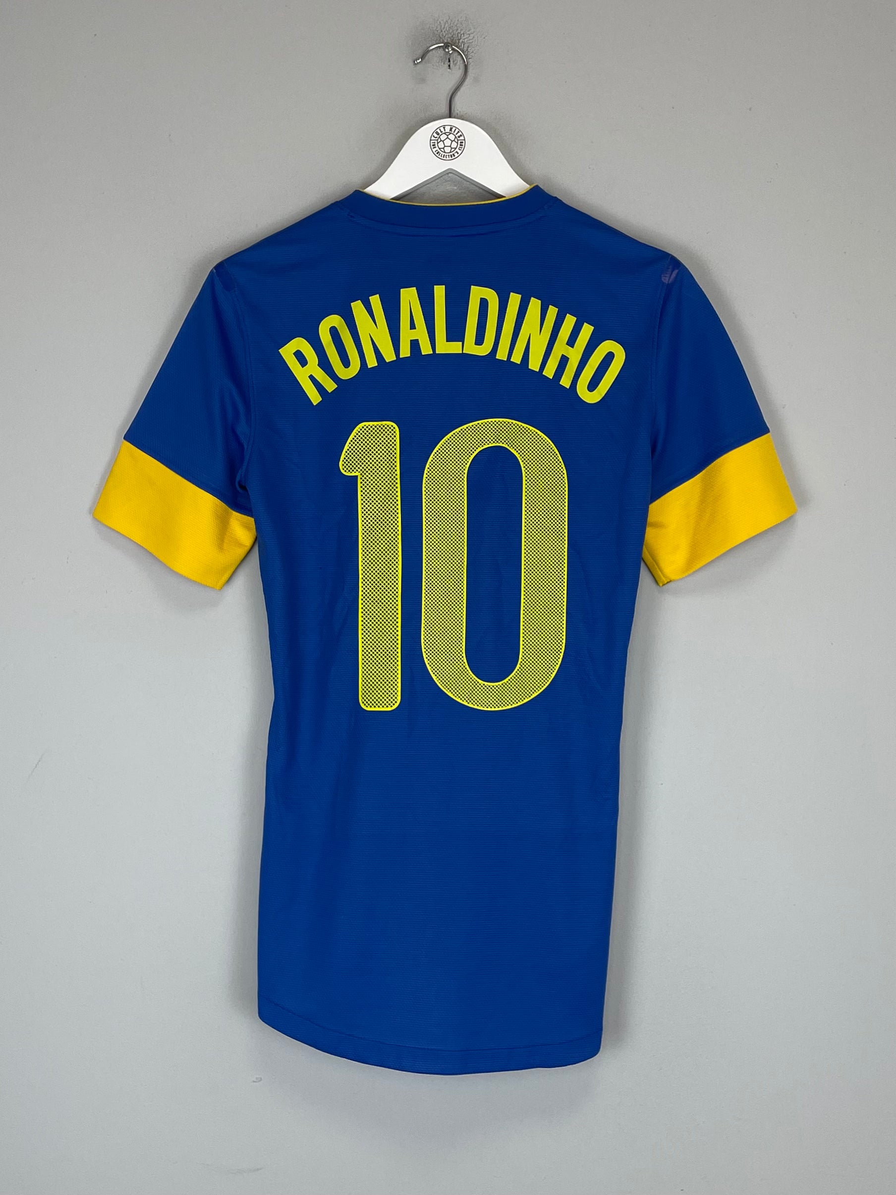 Buy 2012/13 BRAZIL RONALDINHO 10 *AUTHENTIC* AWAY SHIRT (M) NIKE ~ Free worldwide shipping available ~ Authentic Vintage Football Shirts from Cult Kits