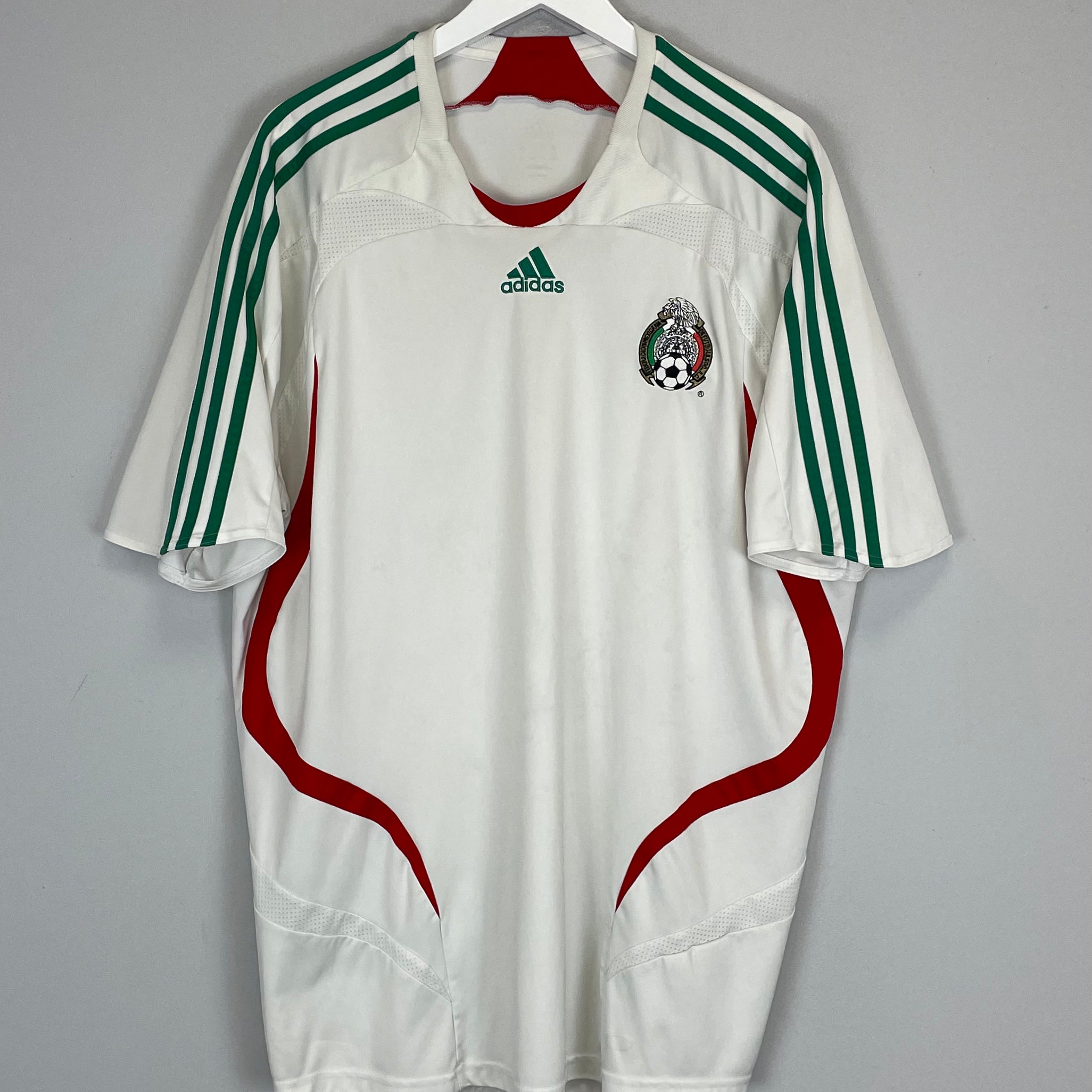 Shop 2007/08 MEXICO AWAY SHIRT (XXL) ADIDAS, classic football shirts, vintage football shirts & retro soccer jerseys at Cult Kits