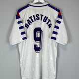 1997/98 FIORENTINA BATISTUTA #9 AWAY SHIRT (XL) FILA
