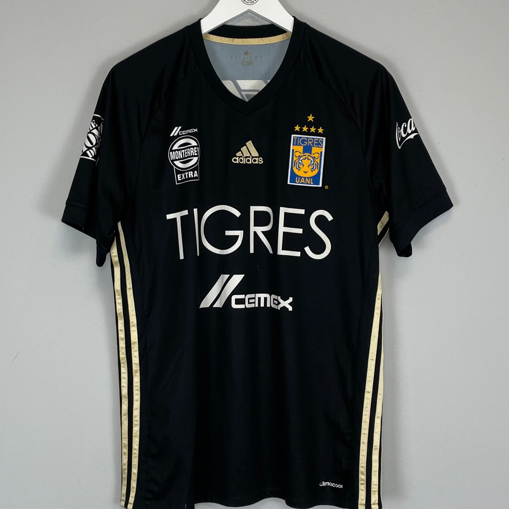 Shop 2016/17 TIGRES THIRD SHIRT (L) ADIDAS, classic football shirts, vintage football shirts & retro soccer jerseys at Cult Kits