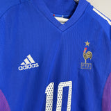 2002/04 FRANCE ZIDANE #10 HOME SHIRT (L) ADIDAS