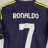 2012/13 REAL MADRID RONALDO #7 AWAY SHIRT (S) ADIDAS