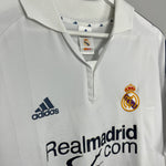 Shop 2001 REAL MADRID ZIDANE #5 HOME SHIRT (M) ADIDAS, classic football shirts, vintage football shirts & retro soccer jerseys at Cult Kits