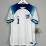 Shop 2022/23 ENGLAND KANE #9 *BNWT* HOME SHIRT (M) NIKE, classic football shirts, vintage football shirts & retro soccer jerseys at Cult Kits