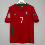 Shop 2008/10 PORTUGAL C.RONALDO #7 HOME SHIRT (XL.KIDS) NIKE, classic football shirts, vintage football shirts & retro soccer jerseys at Cult Kits